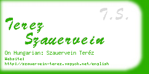 terez szauervein business card
